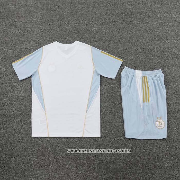Chandal del Argelia 23-24 Manga Corta Blanco - Pantalon Corto